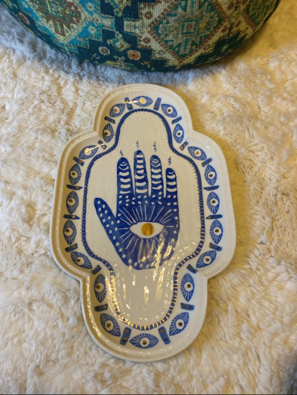 Anthropologie Spirit Eye Decorative Tray